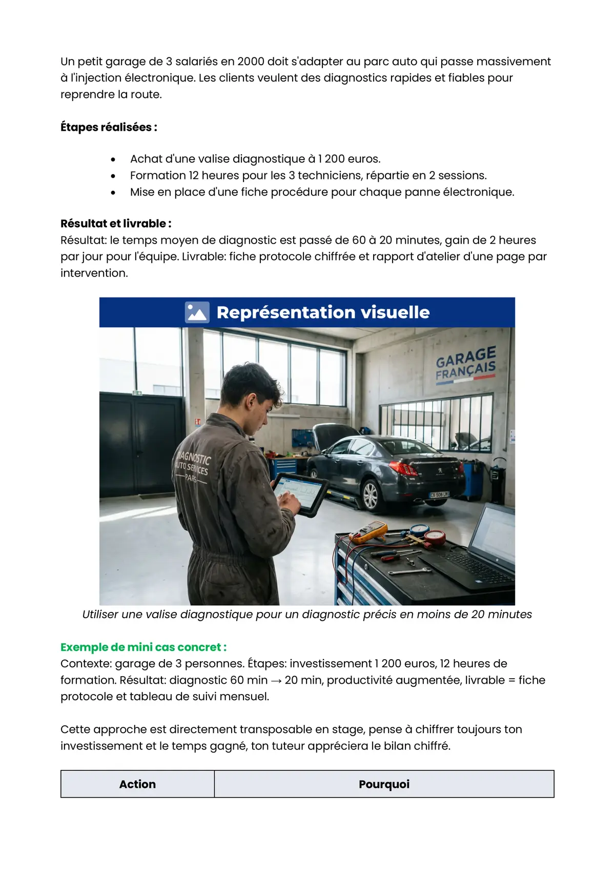 Example Fiche de Révision CAP MV